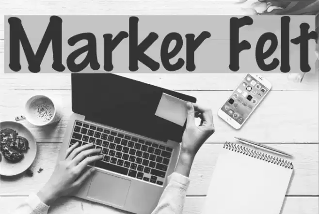 Marker Felt Font examples