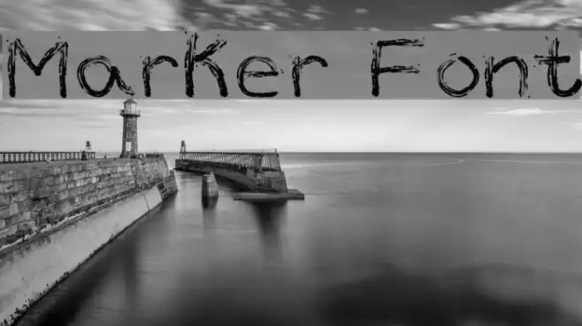 Marker Font Example 1