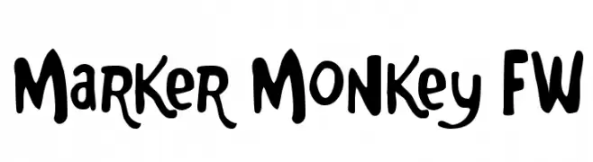 Marker Monkey FW  免费字体下载