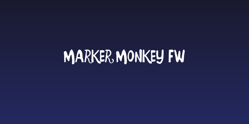 Marker Monkey FW Social Header