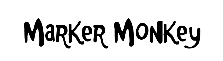 Marker Monkey  フリーフォントのダウンロード