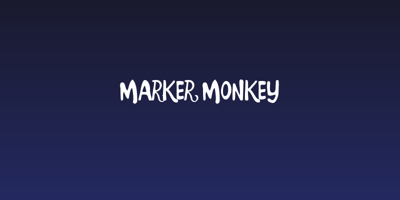 Marker Monkey Social Header