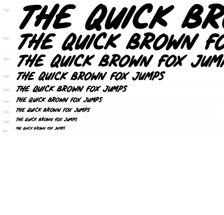 Marker Notes Italic Waterfall