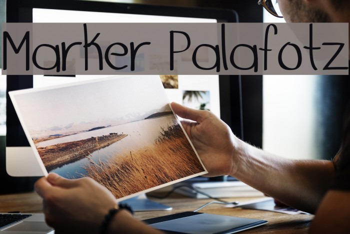 Marker Palafotz Font examples
