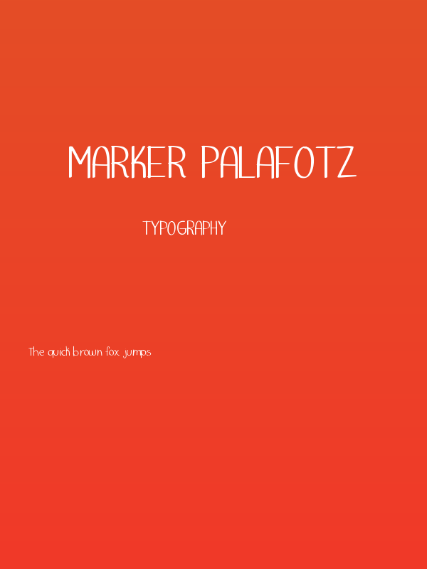 Marker Palafotz Poster