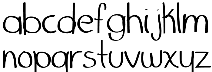 Marker Palafotz Font LOWERCASE