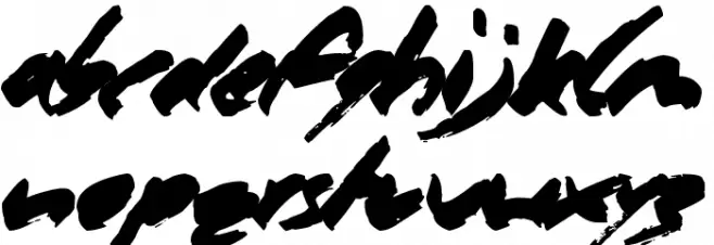Marker Pen フォント 大文字