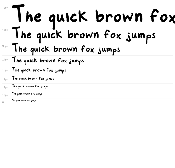 Marker Regular Waterfall