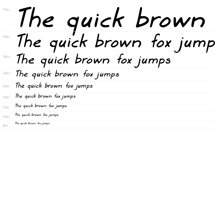 Marker SD Italic Waterfall