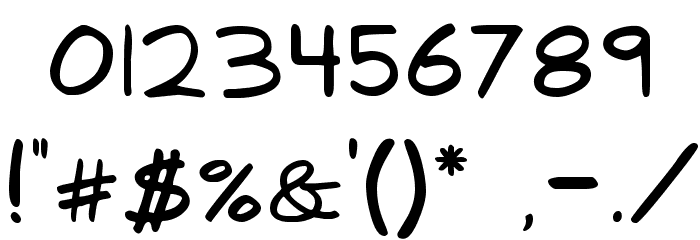 Marker SD Font OTHER CHARS