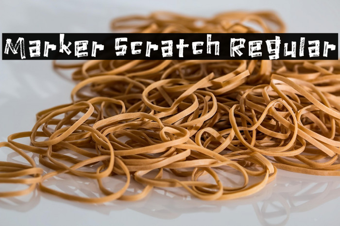 Marker Scratch Regular Example 2