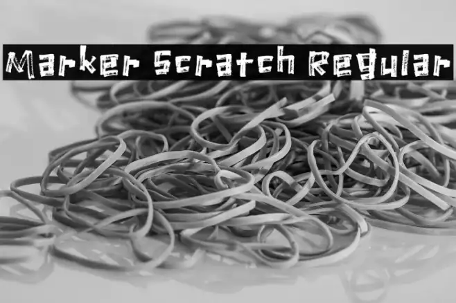 Marker Scratch Regular Example 2