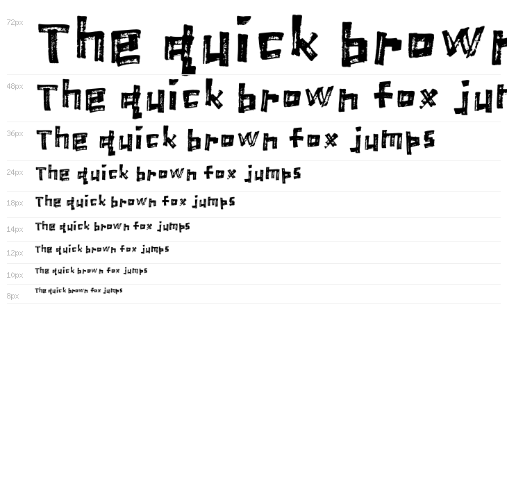 Marker Scratch Regular Waterfall