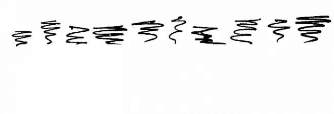 Marker Scribbles Font OTHER CHARS