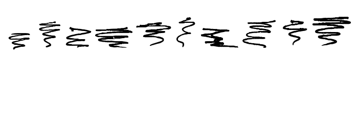 Marker Scribbles Font OTHER CHARS