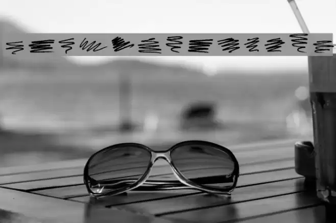 Marker Scribbles Font examples