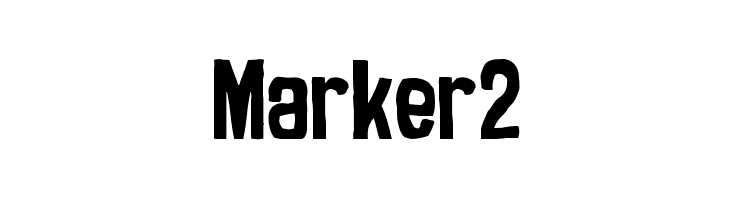 Marker2  font caratteri gratis