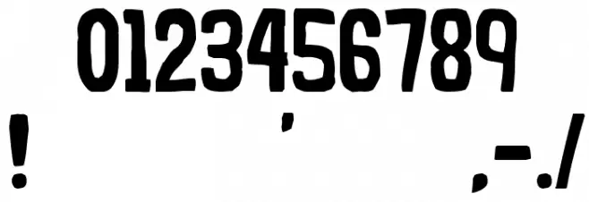 Marker2 Font OTHER CHARS