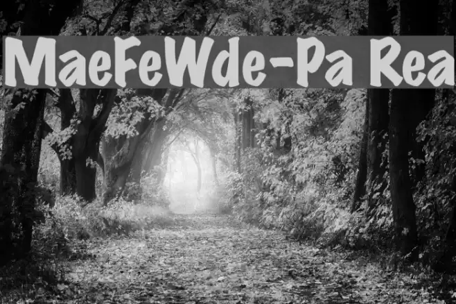 MarkerFeltWide-Plain Regular  examples