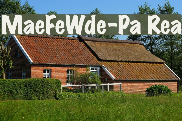 MarkerFeltWide-Plain Regular Font examples