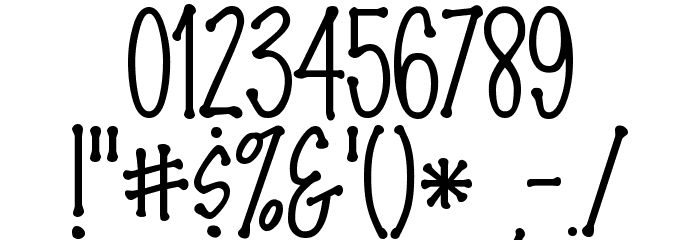 MarkerFinePoint-Plain Regular Font OTHER CHARS