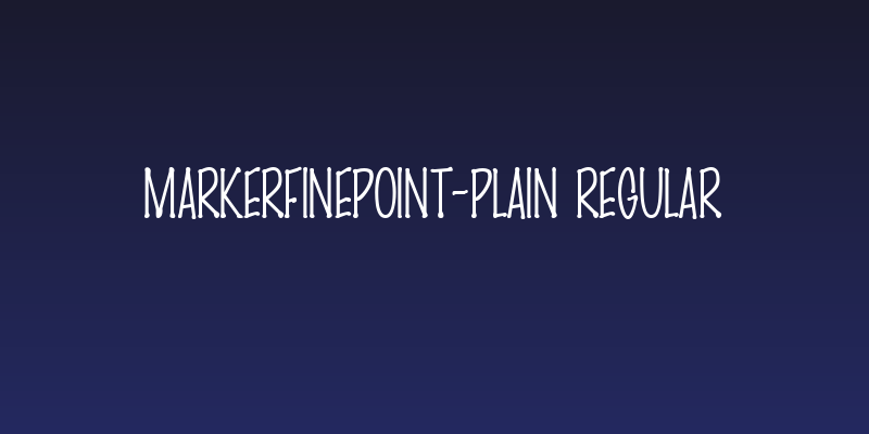 MarkerFinePoint-Plain Regular Social Header