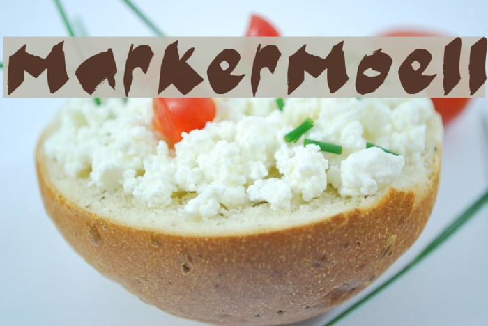MarkerMoeII Font examples