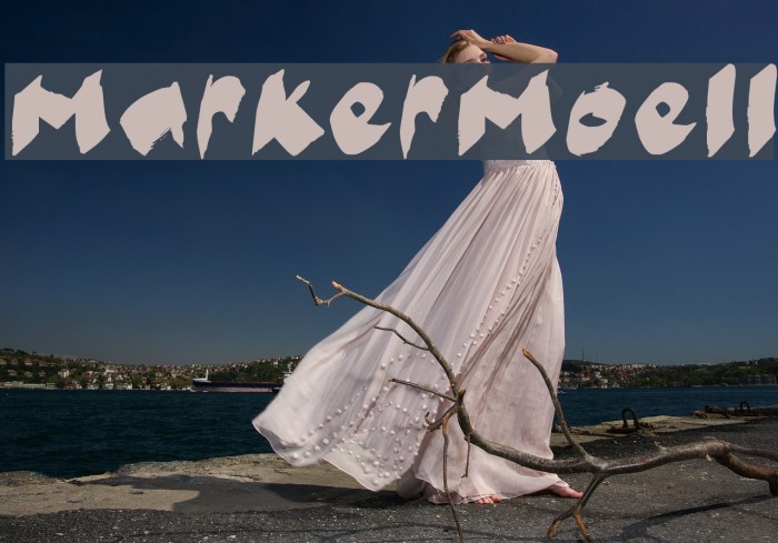 MarkerMoeII Font examples