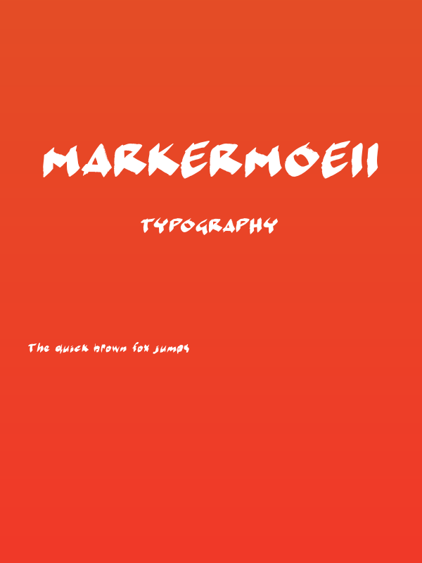 MarkerMoeII Poster