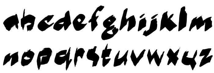 MarkerMoeII Font LOWERCASE