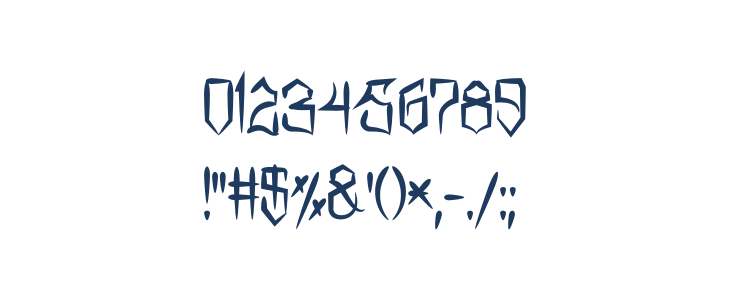 MarkerNo3HUN Bold Other Characters