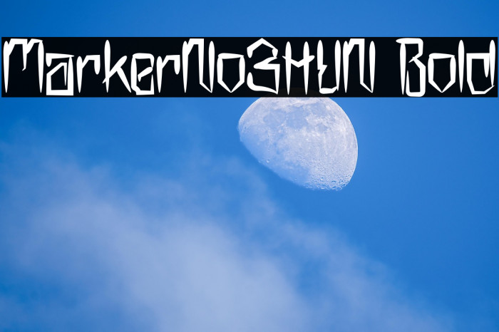 MarkerNo3HUN Bold Example 1