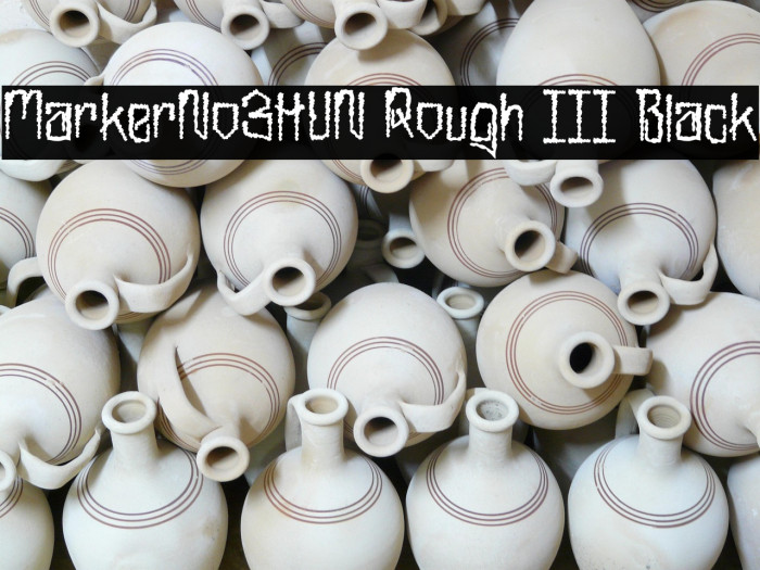 MarkerNo3HUN Rough III Black Example 1