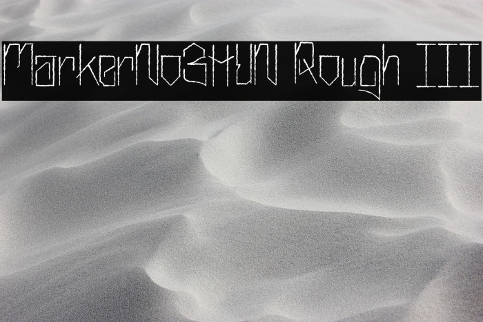 MarkerNo3HUN Rough III Example 1