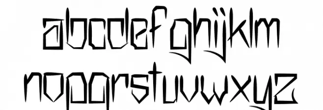 MarkerNo3HUN Caratteri MINUSCOLO
