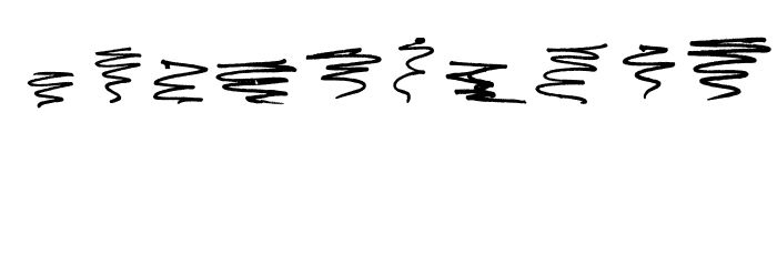 MarkerScribbles Font OTHER CHARS