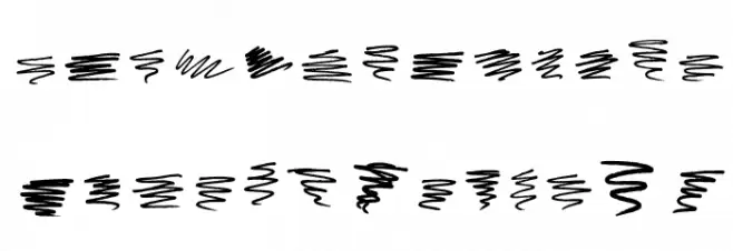 MarkerScribbles Font Litere mari