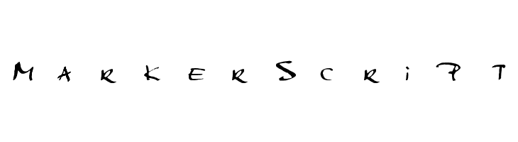 MarkerScript  नि: शुल्क फ़ॉन्ट्स डाउनलोड