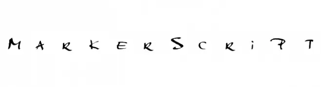 MarkerScript  Frei Schriftart Herunterladen