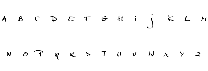 MarkerScript Font LOWERCASE