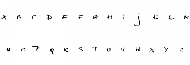 MarkerScript Font LOWERCASE