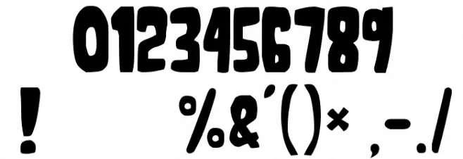 Marker__G Font OTHER CHARS