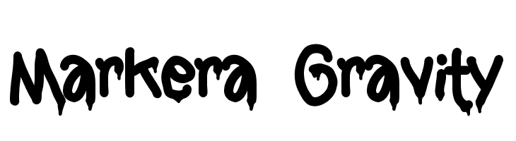 Markera Gravity  font caratteri gratis