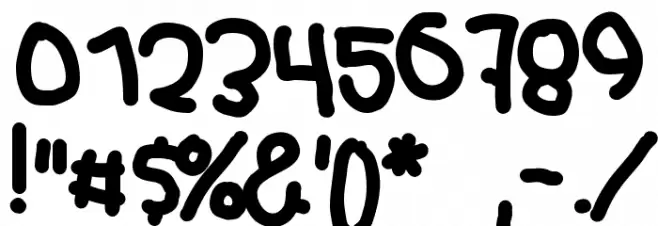 Markera Gravity Font OTHER CHARS