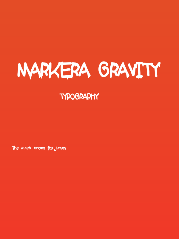 Markera Gravity Poster