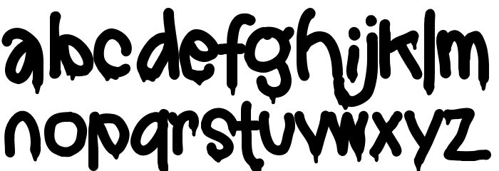 Markera Gravity Font LOWERCASE