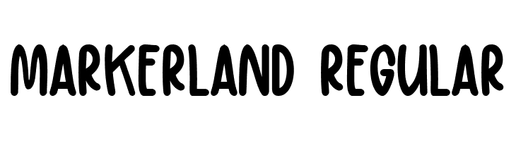 Markerland Regular  नि: शुल्क फ़ॉन्ट्स डाउनलोड