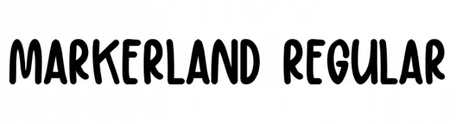 Markerland Regular  Frei Schriftart Herunterladen