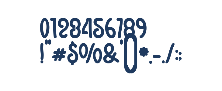 Markerland Regular Other Characters