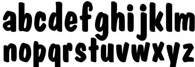 Market Bold フォント 小文字